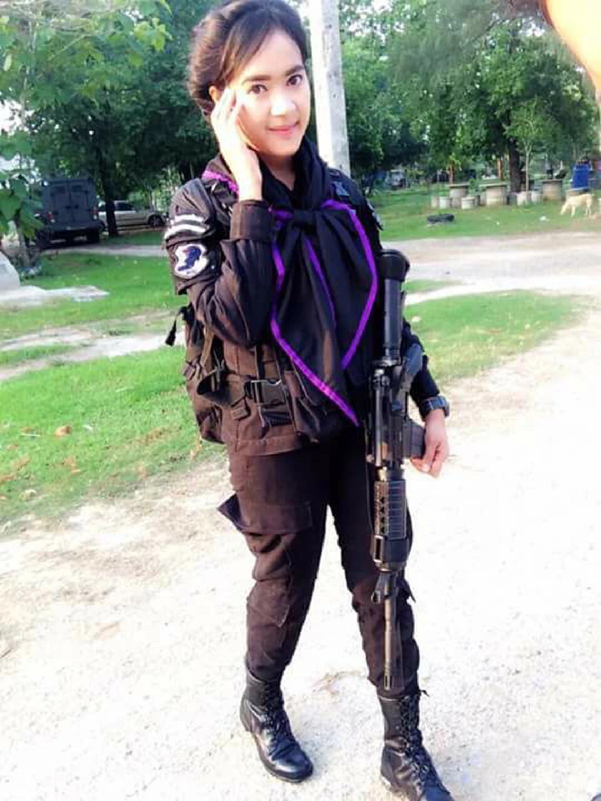 สวยงามของจริง!!! ร่วมให้กำลังใจเหล่าทหารพรานหญิง ดอกไม้เหล็กรั้วของชาติ ใน3จ.ใต้ งามขึ้นชั้นนางงาม