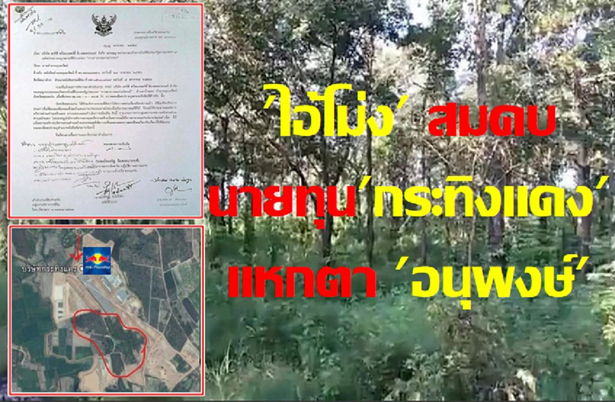 ไอ้โม่งสมคบนายทุน ‘กระทิงแดง’ แหกตา ‘อนุพงษ์’ ชงเรื่องป่าห้วยเม็ก แห้งแล้ง ชาวบ้านยินยอม ทั้งที่ทั้งหมดสวนทางความจริง