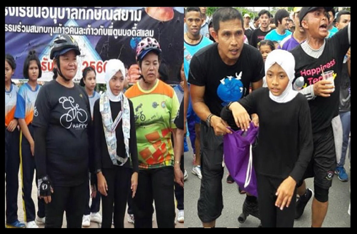 ขอชื่นชมกับความตั้งใจ!! เด็กหญิงวัย 11 ขวบ ออกวิ่งหาเงินมอบให้พี่ตูน วันเดียว ได้กว่า 3 แสนบาท  น้องเผย มี “พี่ตูน” ไปไอดอล