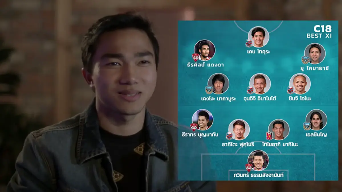 "เจ ชนาธิป" ได้รับเกียรติจากทางเจลีก ทำแคมเปญ "MY BEST ELEVEN"