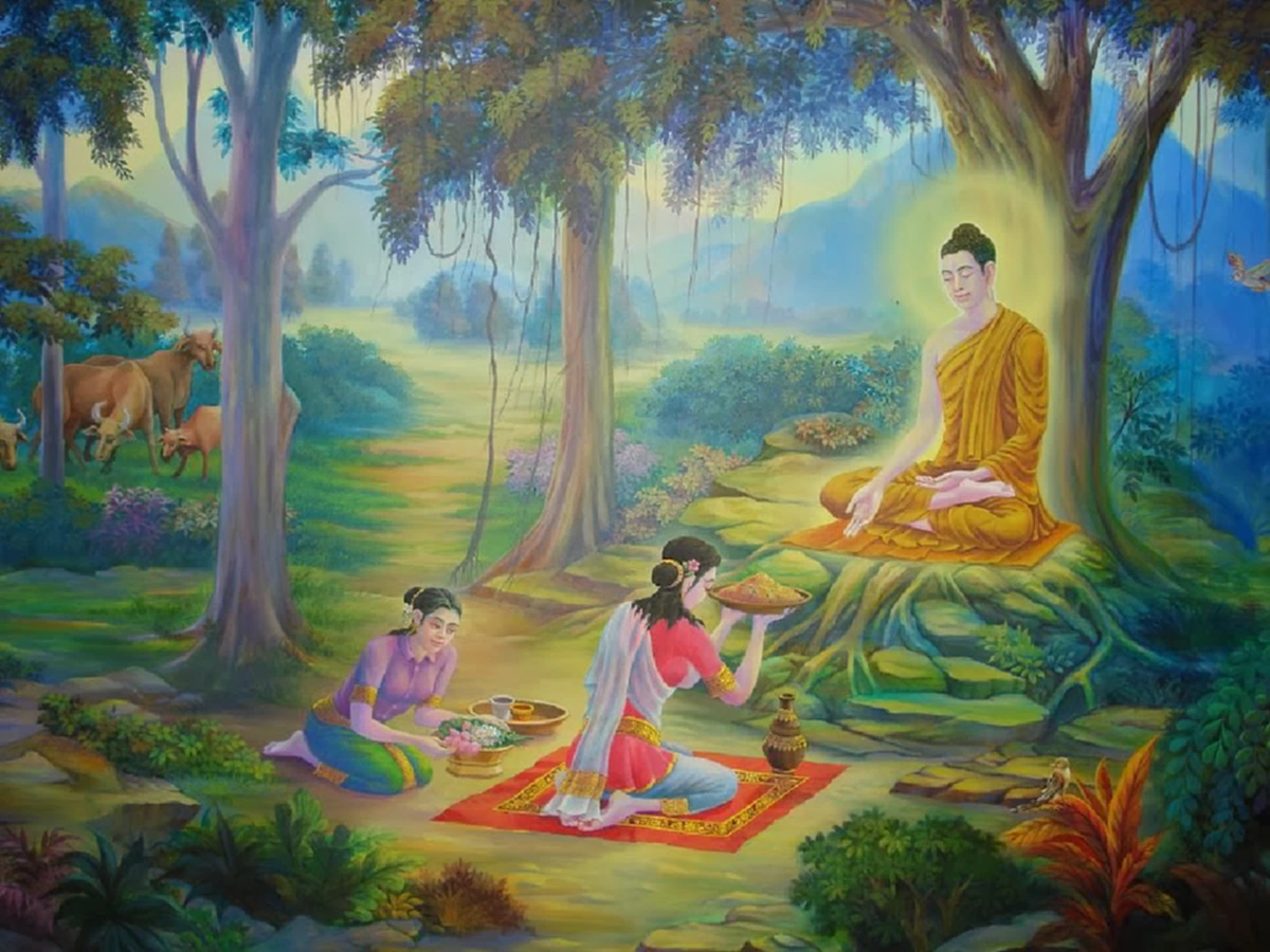 น่าเลื่อมใสศรัทธา!! เผย "ตำนานข้าวมธุปายาส" ของนางสุชาดาที่ถวายแก่พระพุทธเจ้าในเช้าวันตรัสรู้ สู่ "ประเพณีกวนข้าวทิพย์" ในวันวิสาขบูชา !!!