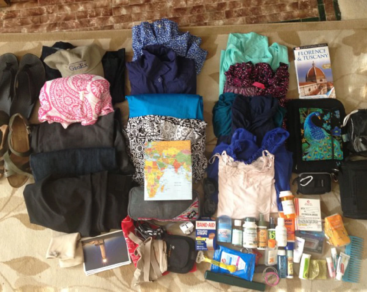 จัดกระเป๋าเดินทาง