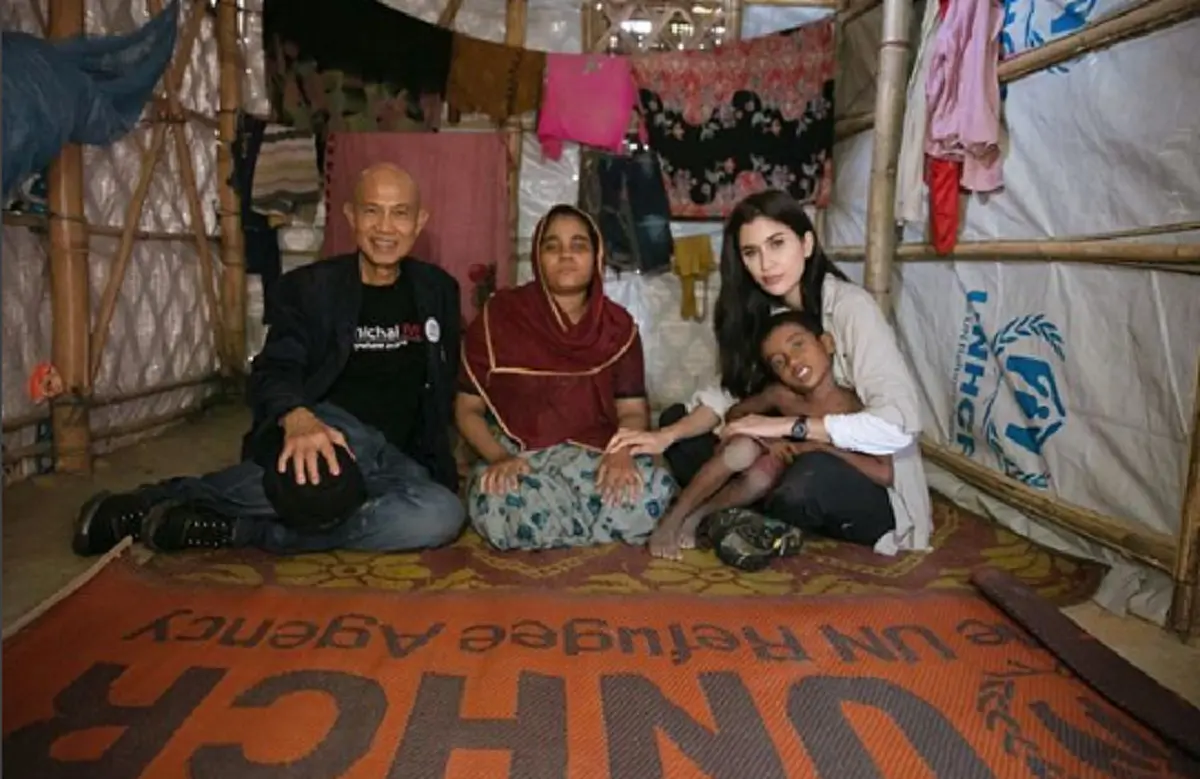 สวยแล้วยังใจบุญ! "ปู ไปรยา" ลงพื้นที่เยี่ยมผู้ลี้ภัยชาวโรฮิงญาในฐานะ ทูตสันถวไมตรี UNHCR