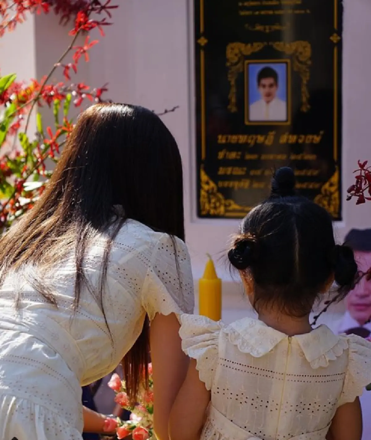 น้ำตาซึม! "น้องมะลิ" ฉลองวันเกิดครบ 5 ขวบ ไหว้ "พ่อปอ" หน้าเจดีย์เก็บกระดูก