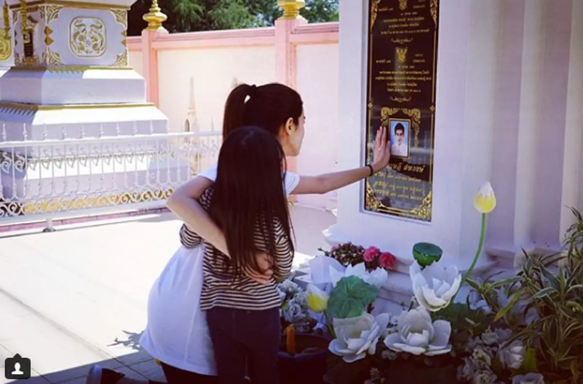 น้ำตาซึม! "น้องมะลิ" ฉลองวันเกิดครบ 5 ขวบ ไหว้ "พ่อปอ" หน้าเจดีย์เก็บกระดูก