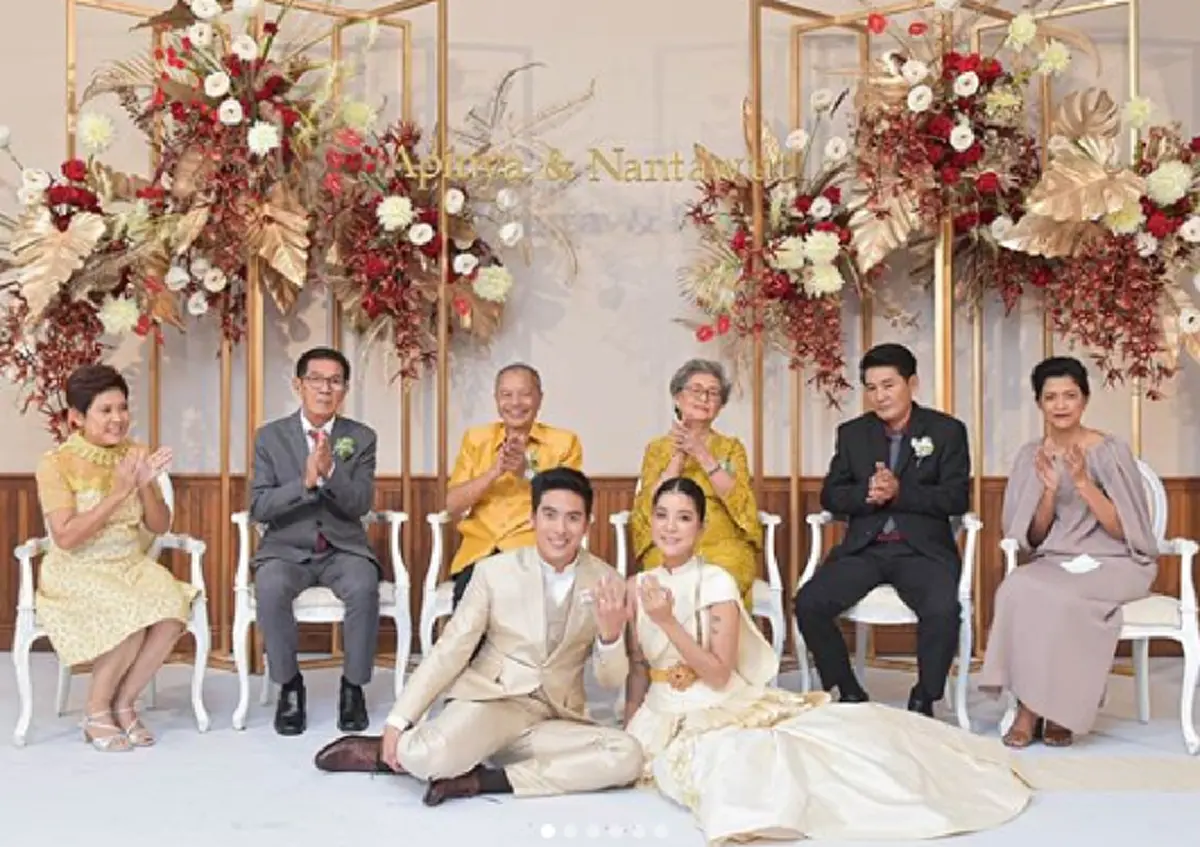 วุฒิ ยกขันหมากแต่ง สายป่าน ชื่นมื่น พ่อรองร่วมเป็นเถ้าแก่