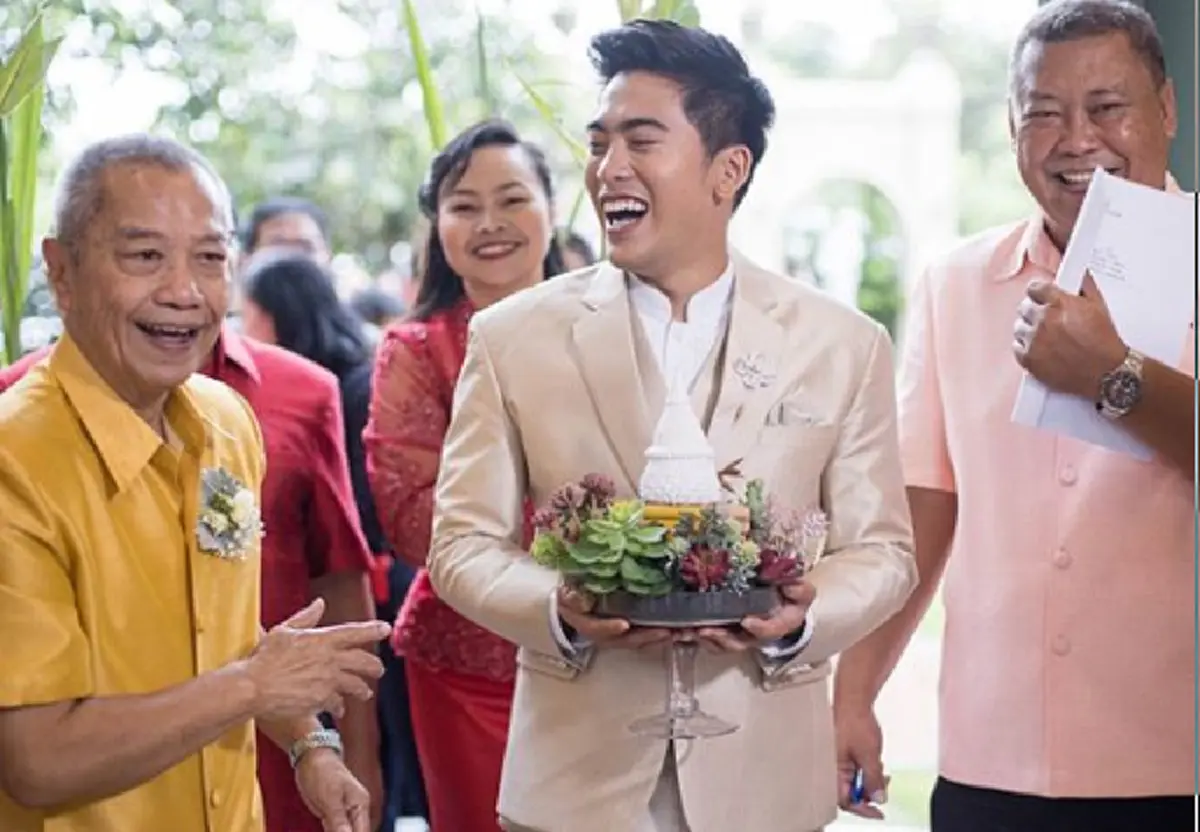 วุฒิ ยกขันหมากแต่ง สายป่าน ชื่นมื่น พ่อรองร่วมเป็นเถ้าแก่