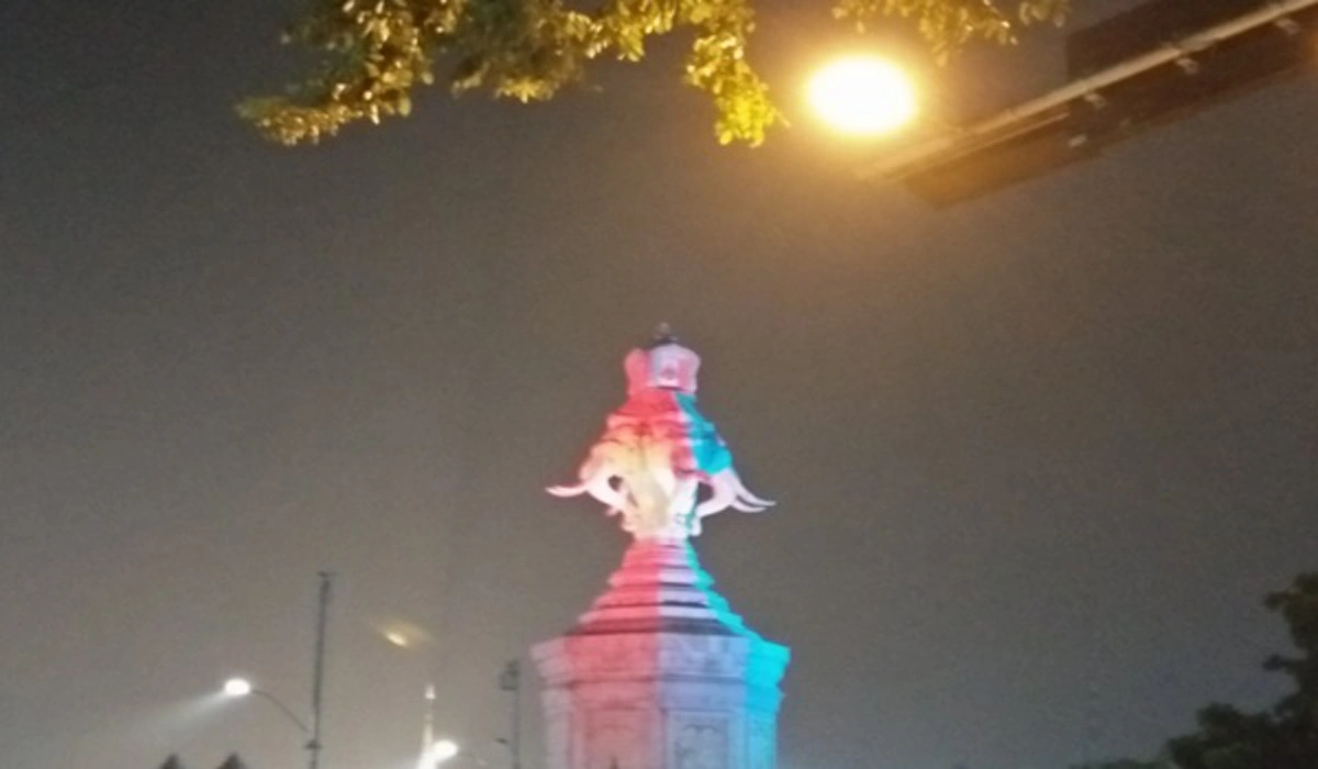 มหัศจรรย์!!! ปรากฎการณ์ "หมอกธุมเกตุ" หวนกลับมาอีกครั้ง ปกคลุมทั่วมณฑลพิธีท้องสนามหลวง