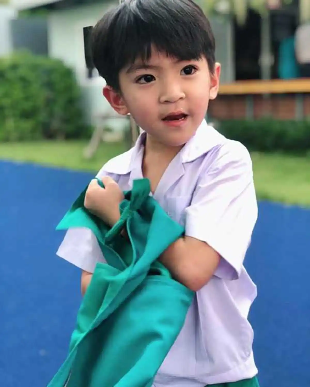 ภาพล่าสุดน้องสกาย หลังหายป่วยมะเร็ง
