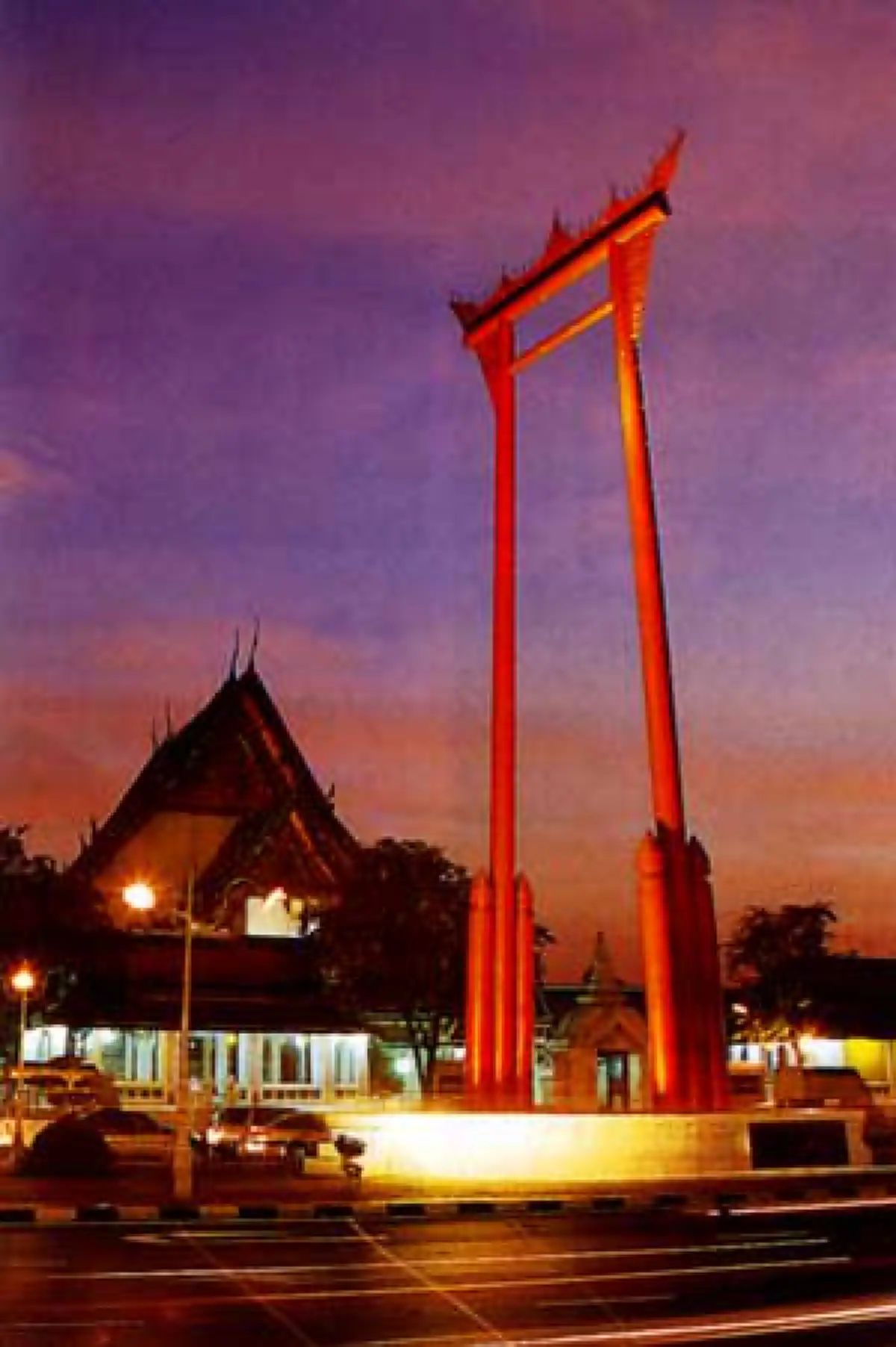 ภาพเสาชิงช้าหน้าวัดสุทัศน์