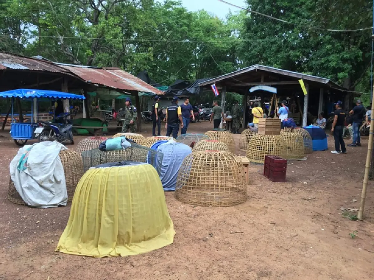 จับกุมนักพนัน​  และได้ ของกลางจำนวนมาก