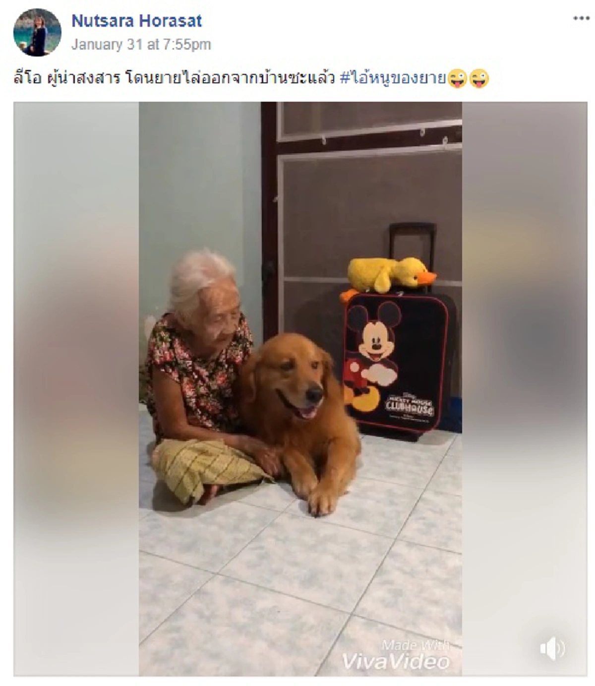 ยายขอโทษนะลูก..!!! น่าสงสารจับใจ เจ้าตูบโดนยายไล่ออกจากบ้านเพราะเลี้ยงไม่ไหว แต่ทำไมฟังเหตุผลแล้วถึงกับอมยิ้ม !??? (มีคลิป)