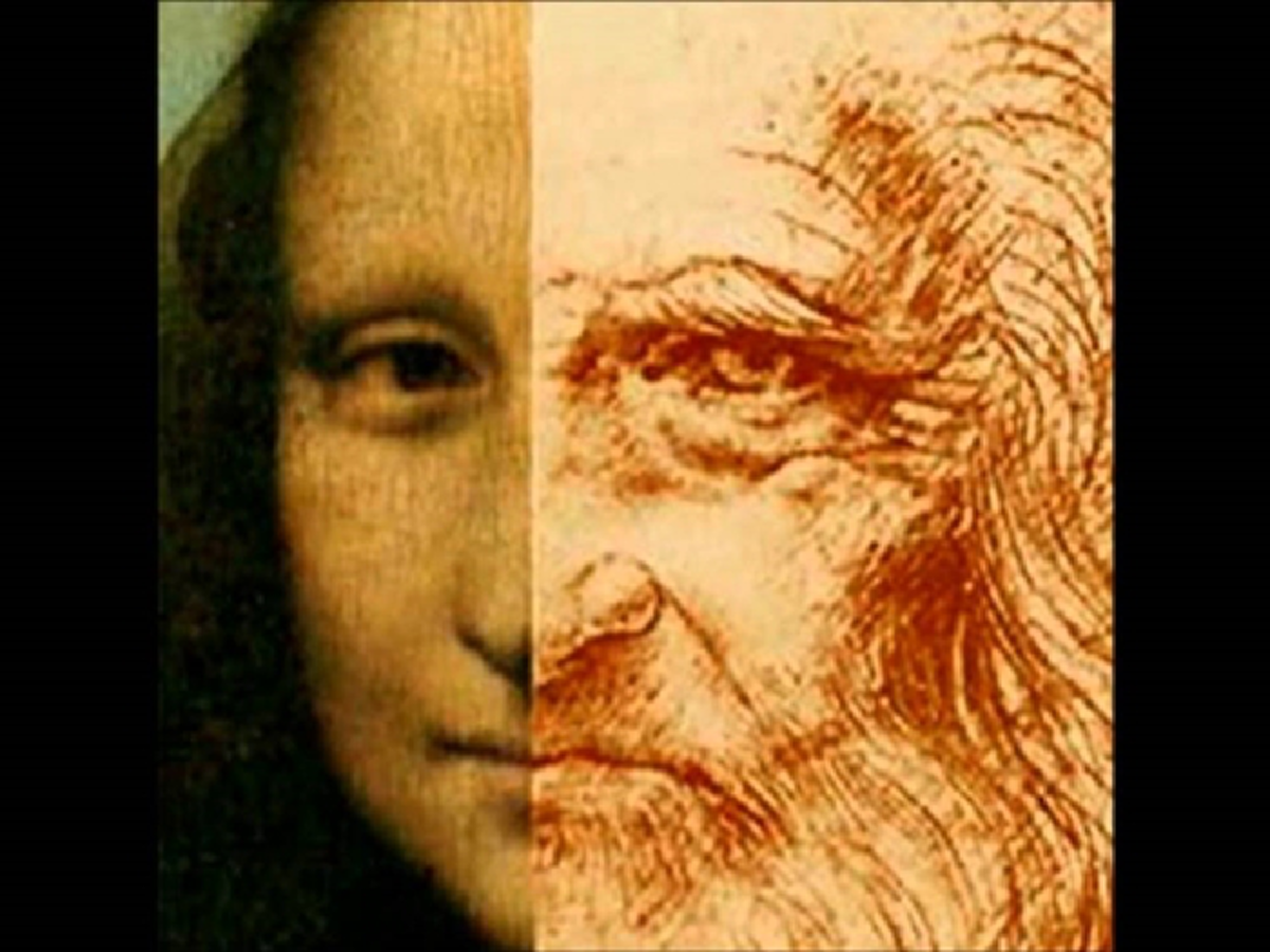 โมนา ลิซ่า เทียบกับใบหน้าดาวินชี่