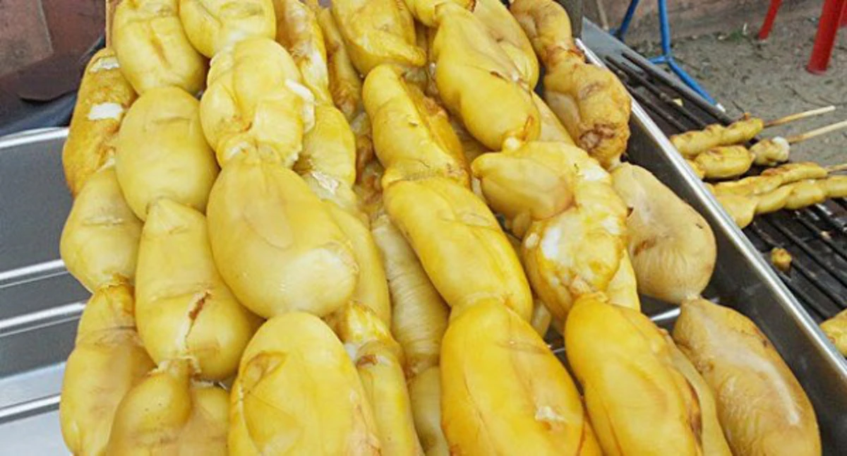 ปลาหมึกย่าง