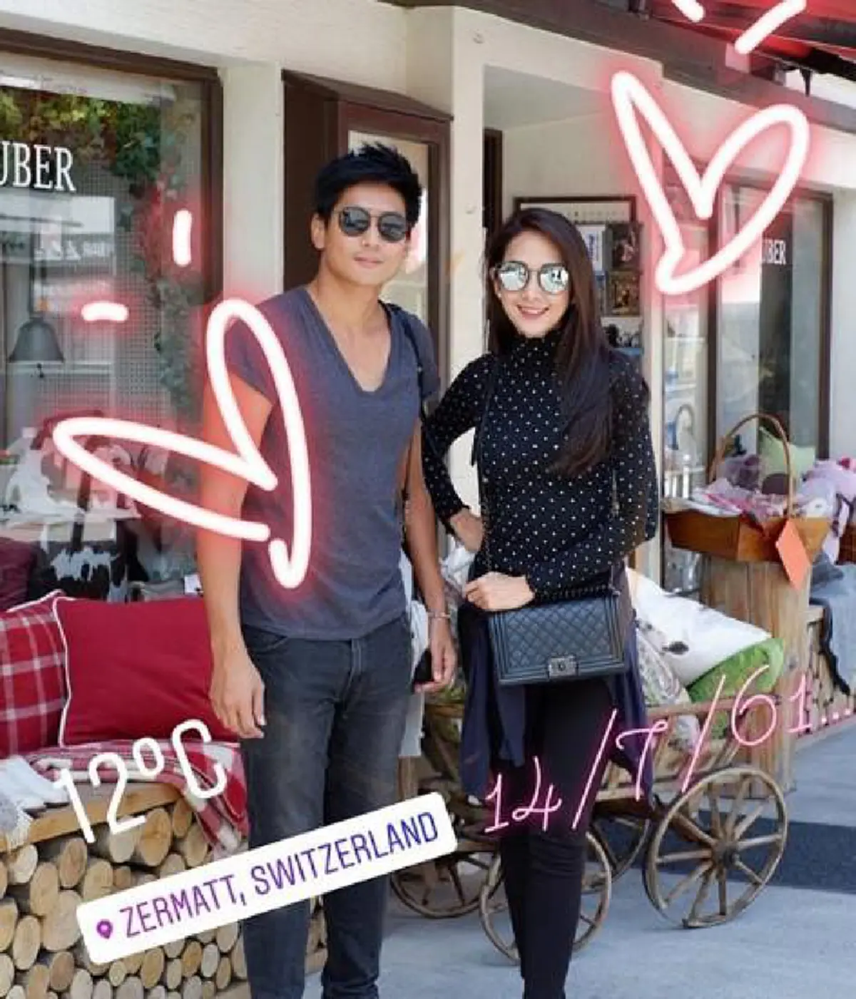 ก่อนวันวิวาห์! "ยุ้ย จีรนันท์ - ธัญญ์ ธนากร" ควงคู่สวีทไกลถึงสวิตเซอร์แลนด์ สุดโรแมนติก (ชมภาพ)