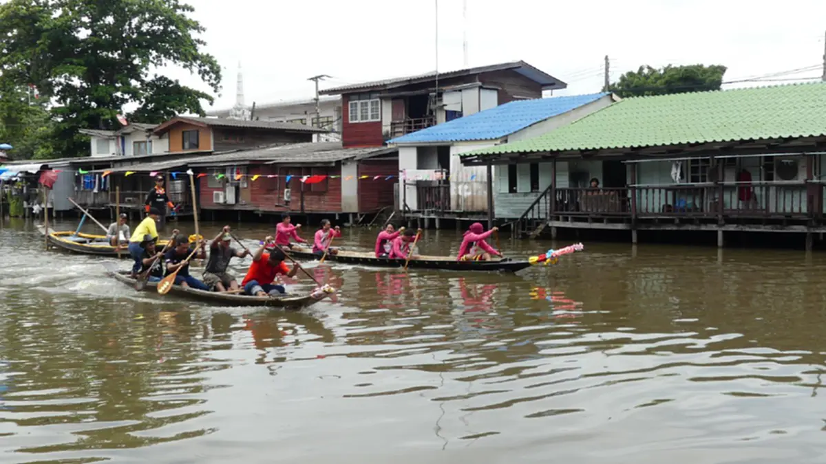 คอเที่ยวตลาดน้ำ ไม่ควรพลาด!! พาณิชย์เปิดตลาดน้ำ “วัดนังคัลจันตรี” แหล่งท่องเที่ยวแห่งใหม่เมืองปทุมธานี