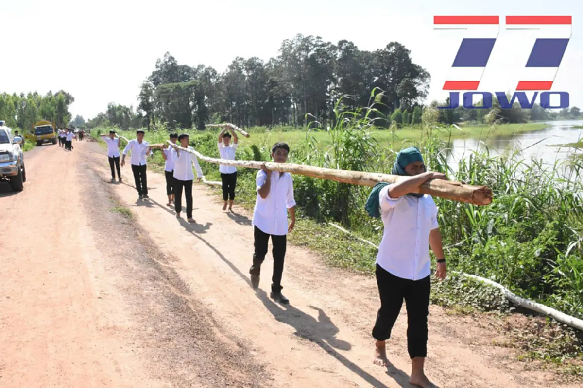 รวมพลังสามัคคี!!นิสิต เจ้าหน้าที่ ม.มหาสารคาม ร่วมแรงเร่งซ่อมแซมพนังกั้นน้ำกุดร่องริมแม่น้ำชีมีรอยร้าว (ชมคลิป)