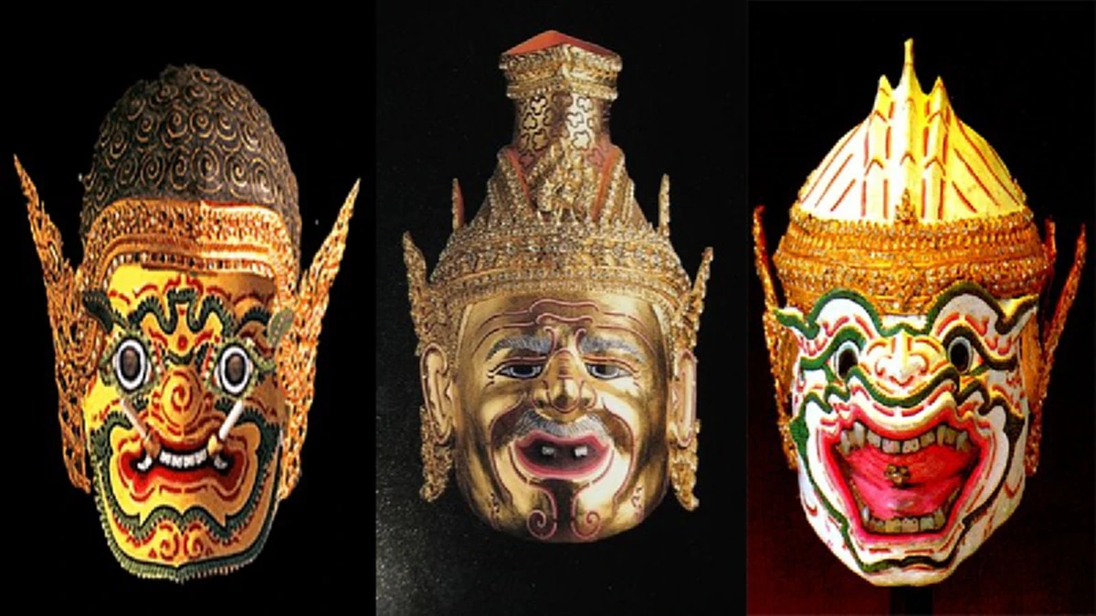 อาถรรพ์ต้องห้าม!!  "หัวโขน" ห้ามผู้แสดงเจาะแก้ไขตาโขนและห้ามหัวโขนเสียหายบริเวณตามาใช้..เด็ดขาด!! ตามความเชื่อ..อาจทำให้ต้องธรณีสาร !!