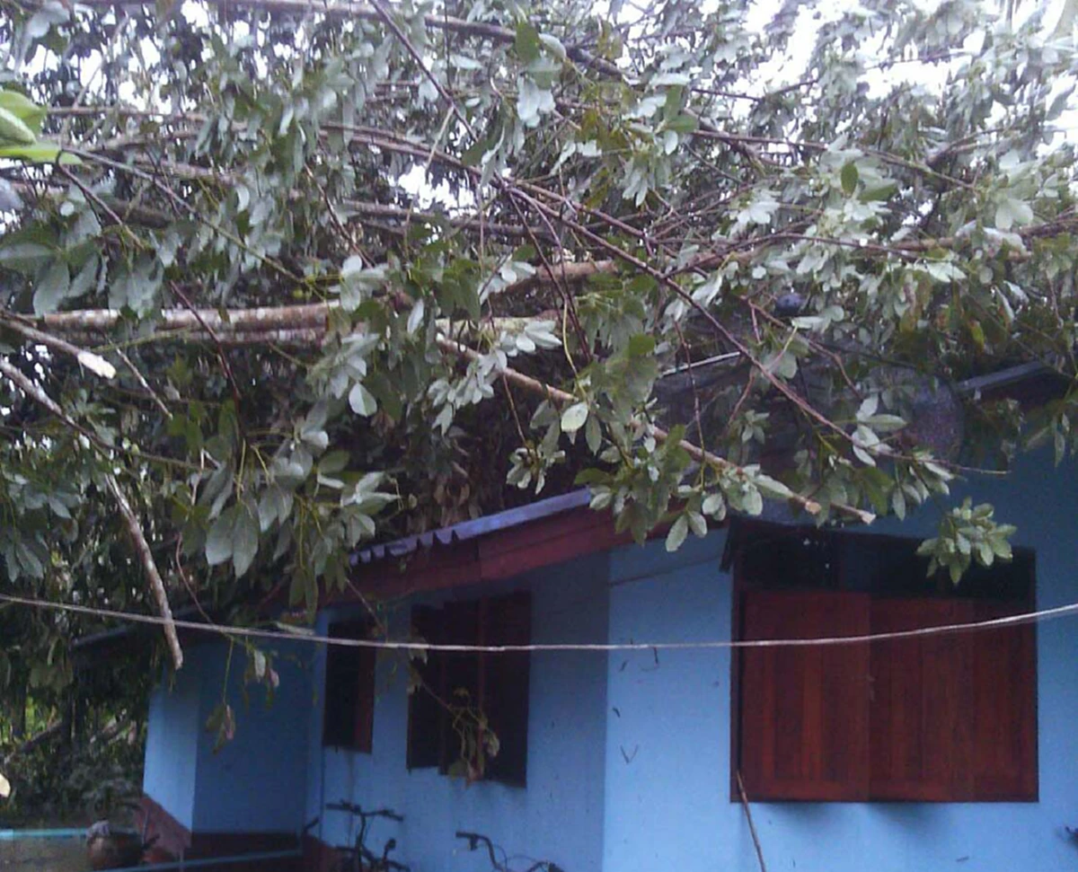 เมืองคอนวิกฤตหนัก!! ฝนตกกระหน่ำ เกิดลมกระโชกแรง พัดบ้านเรือนพัง กระแสน้ำไหลเชียว เตือนประชาชนเฝ้าระวัง พร้อมรับมือ