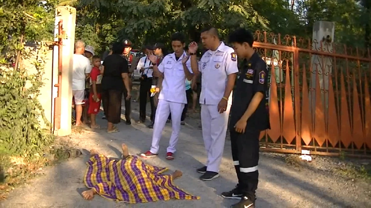 ดวงถึงฆาต ปิดประตูบ้านยังตายคุณตาวัย 83 ปี ประตูเหล็กชำรุดหลุดล้มทับร่างดับคาที่(มีคลิป)