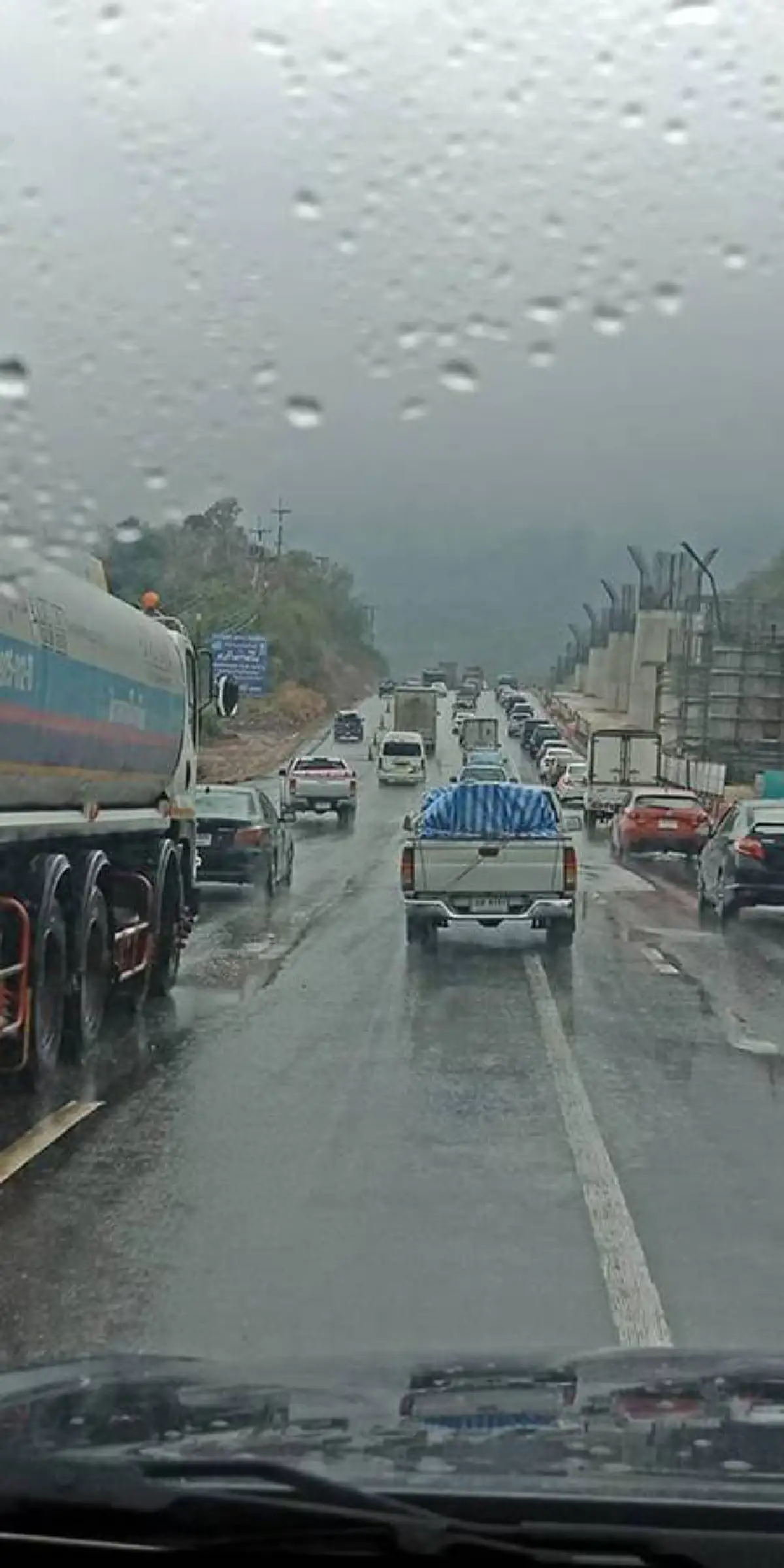 จราจรก่อนเข้าโคราช