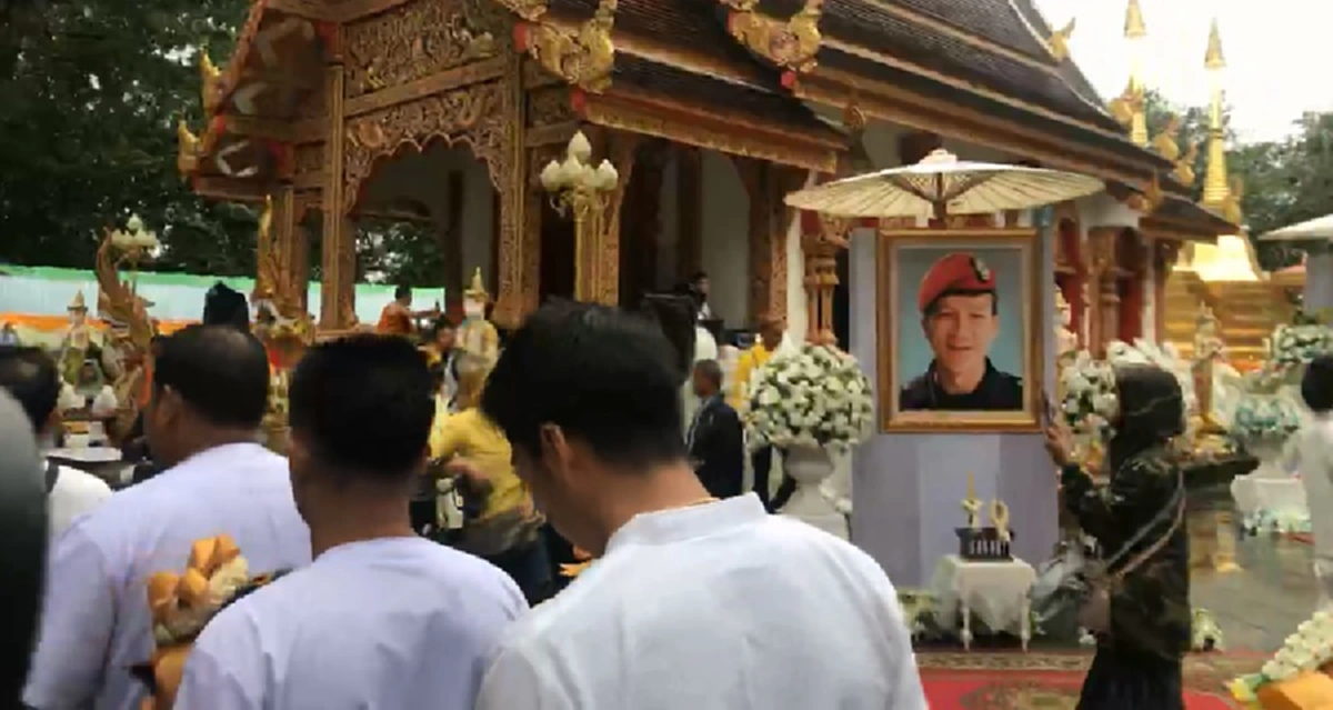 อนุโมทนาสาธุ บรรยากาศขบวนแห่นาคทีมหมูป่า ตามประเพณีล้านนา เข้าสู่ร่มกาสาวพัสตร์