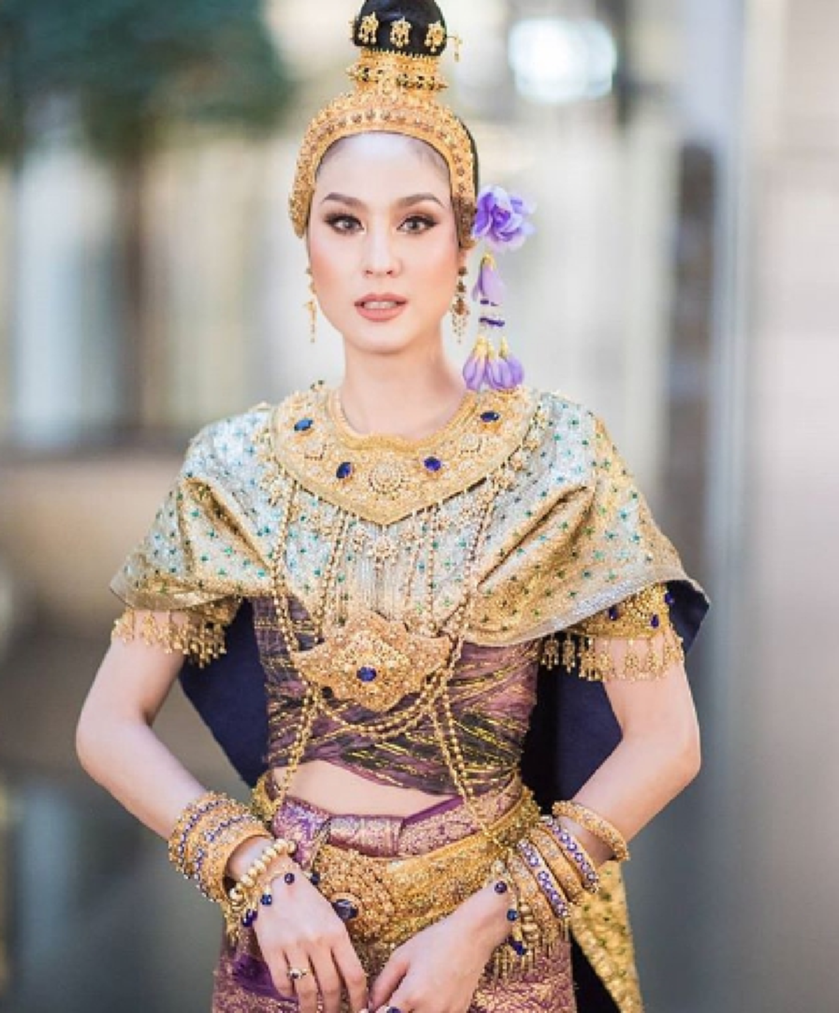 หน้าคุณแม่ของนางเอกสาว ที่มีลูกสวยมาก