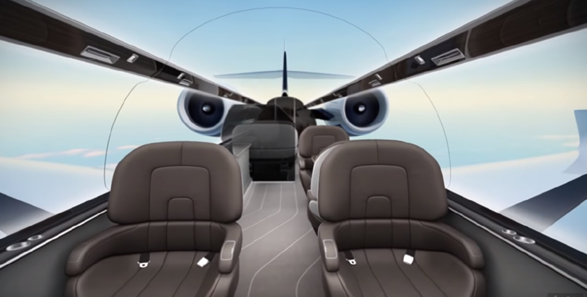 เครื่องบินไร้หน้าต่าง สามารถชมวิวได้ 360 องศา