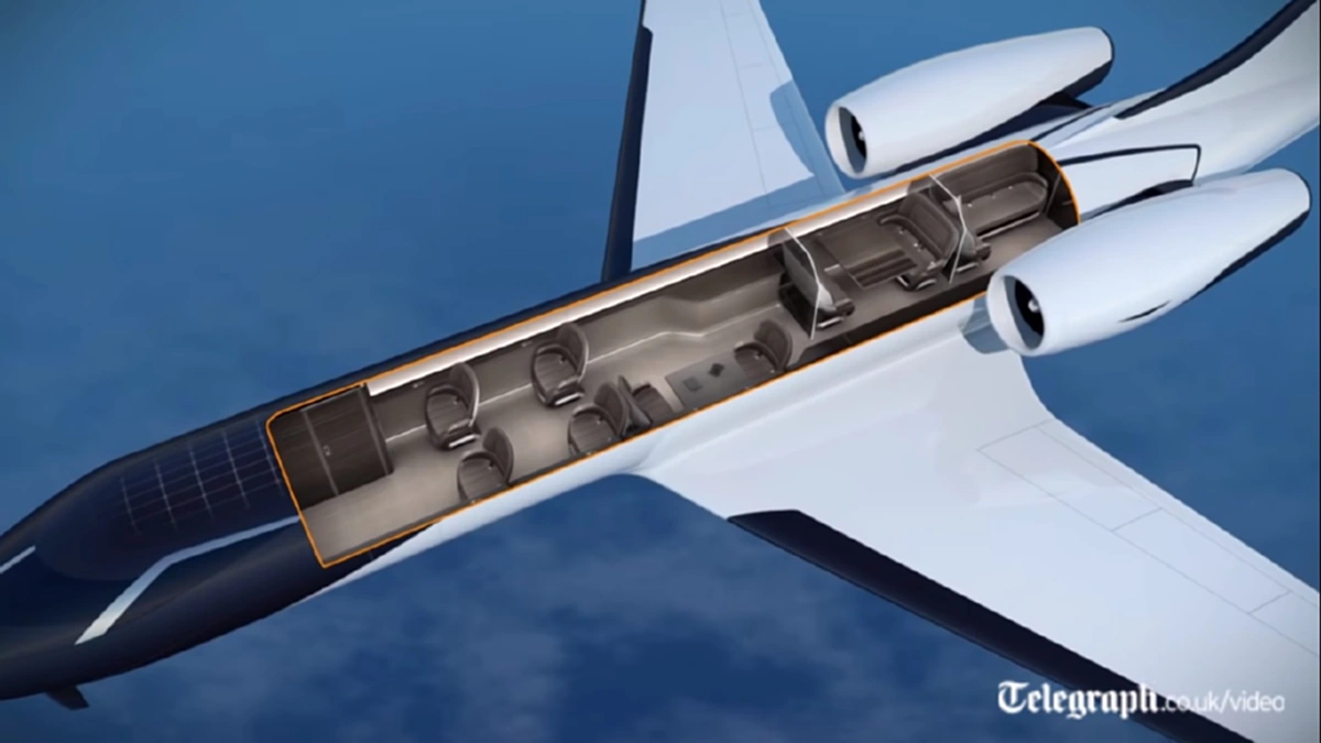 เครื่องบินไร้หน้าต่าง สามารถชมวิวได้ 360 องศา