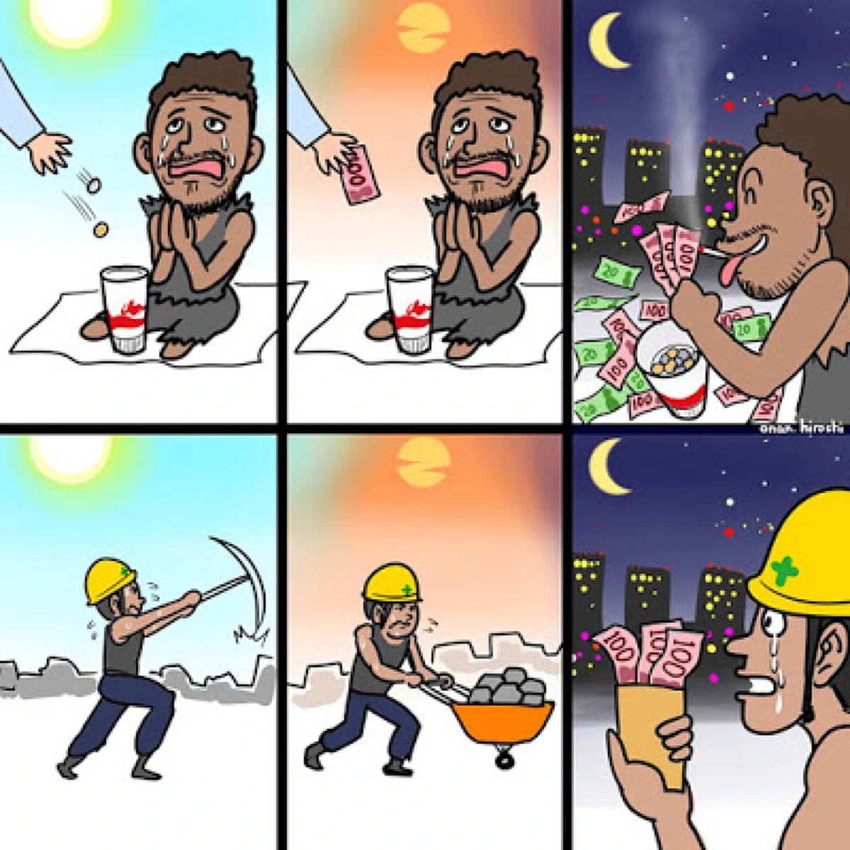 จุกอกแทบพูดไม่ออก!! แต่มันคือความจริง?? 10 ภาพ ที่ต่างประเทศ ล้อเลียนสังคมไทย..เห็นแล้วเศร้าใจ?? หรือประเทศเรากำลังถดถอย!! (ชมภาพ)