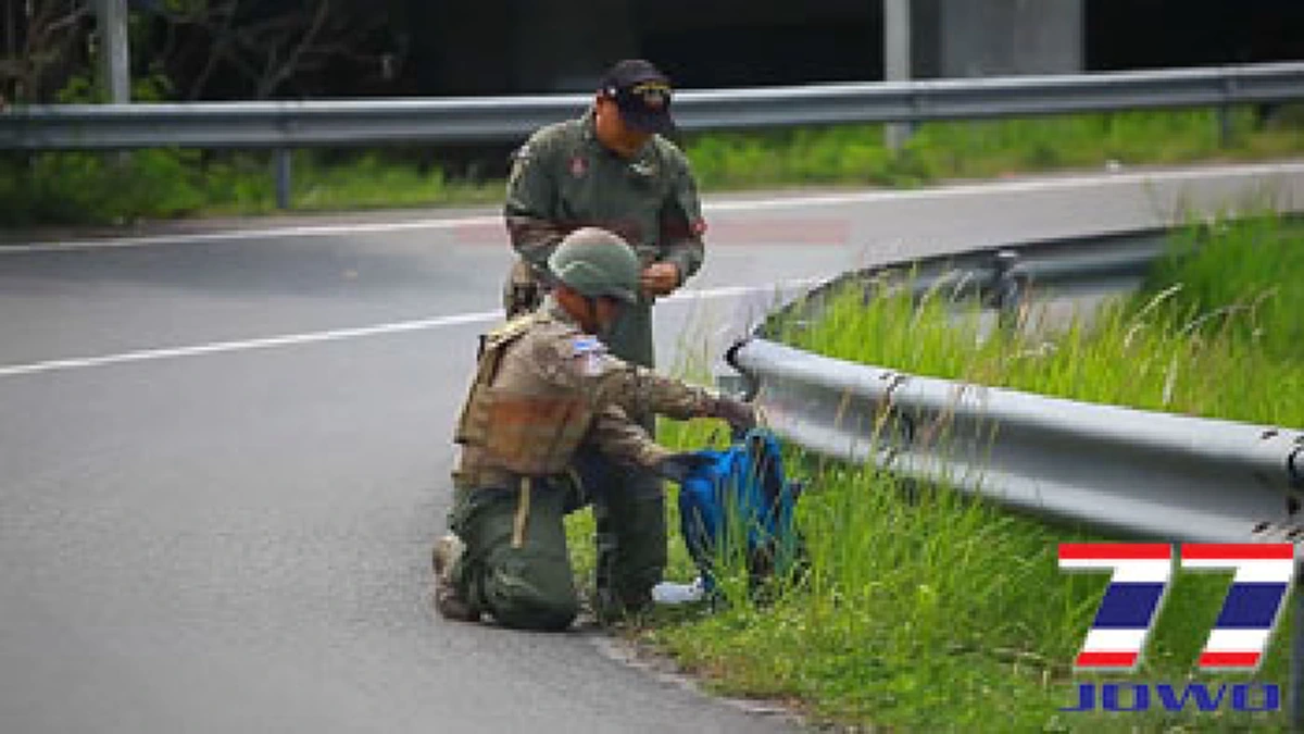 หนุ่มสติแตก ขับเก๋งตามง้อแฟน ก่อนจอดรถข้างทาง ตะโกนเสียงดังมีระเบิดอยู่ในรถ