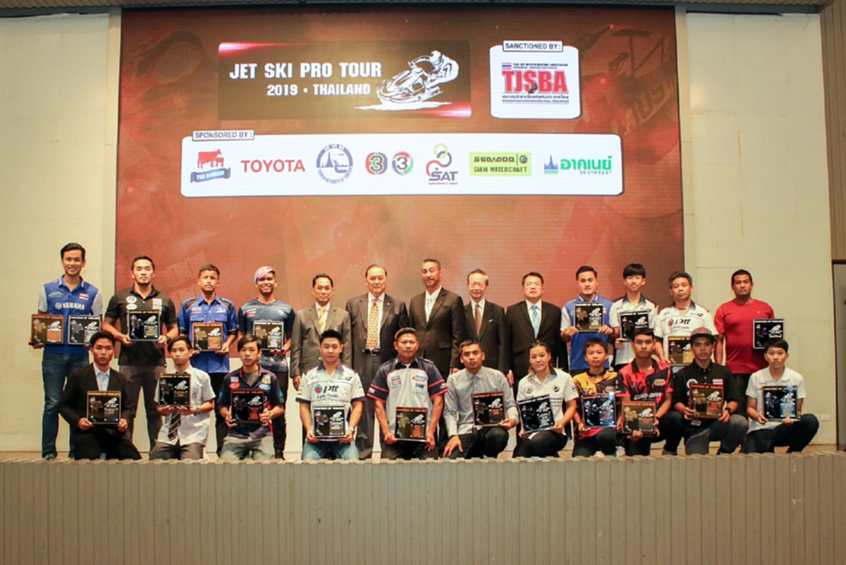 ย่างก้าวสู่ความสำเร็จ พร้อมบุกตะลุย 16 เจ็ตสกีไทยบุกสหรัฐตั้งเป้า10แชมป์โลก แชมป์ถ้วยรวม