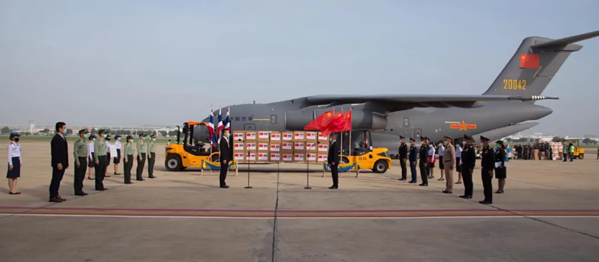 จีนมอบเครื่องมือ-อุปกรณ์แพทย์ 30 ล้าน ช่วยไทยสู้โควิด-19