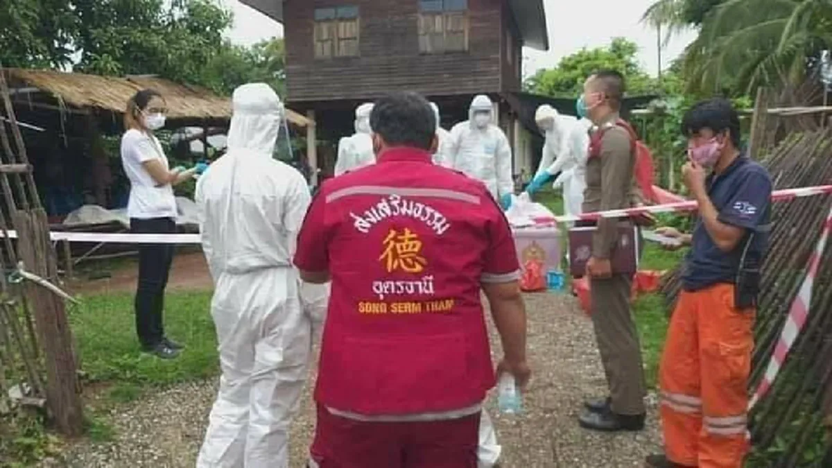 2 หนุ่มใหญ่ชาวไทย-ชาวลาว ดับปริศนา หลังอาเจียนออกมาเป็นเลือด หวั่นโควิดระบาดรอบ2