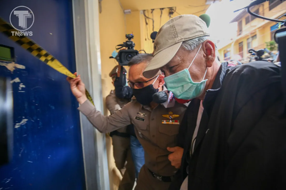 จนท. คุมตัว บอย บ้านครัว ทำแผนประกอบคำรับสารภาพ ภายในบ่อนพระราม3 ยันเสียงแข็งสาเหตุที่ต้องทำ