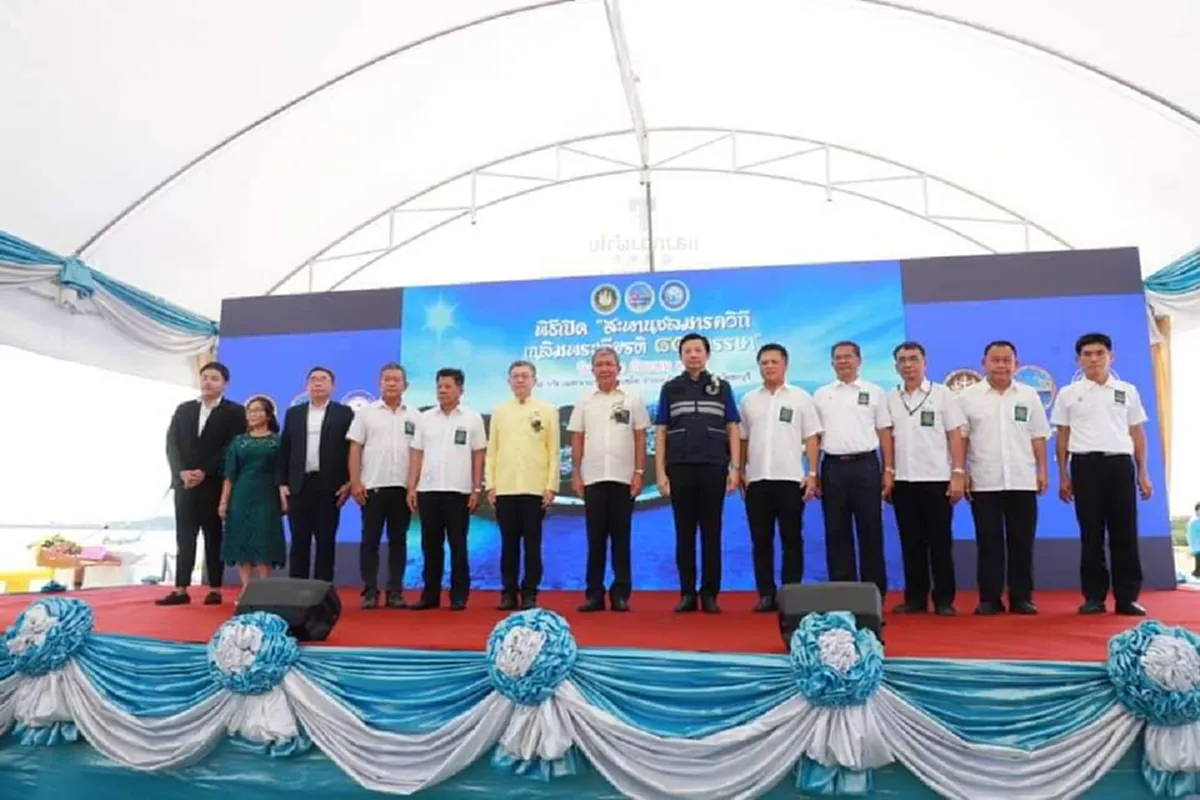 เปิดแล้ว สะพานชลมารควิถี เฉลิมพระเกียรติ 84 พรรษา เลียบฝั่งทะเล ชลบุรี