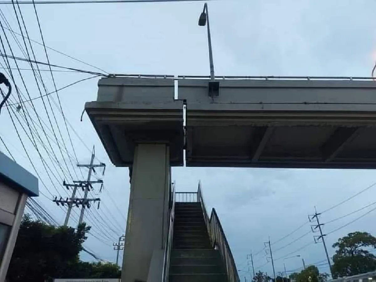 ชาวเน็ตเสียวสันหลัง โผล่ภาพสะพานลอยหน้าสถานตากอากาศชื่อดัง ไม่ดูให้ดีมีสิทธิ์เจ็บตัว