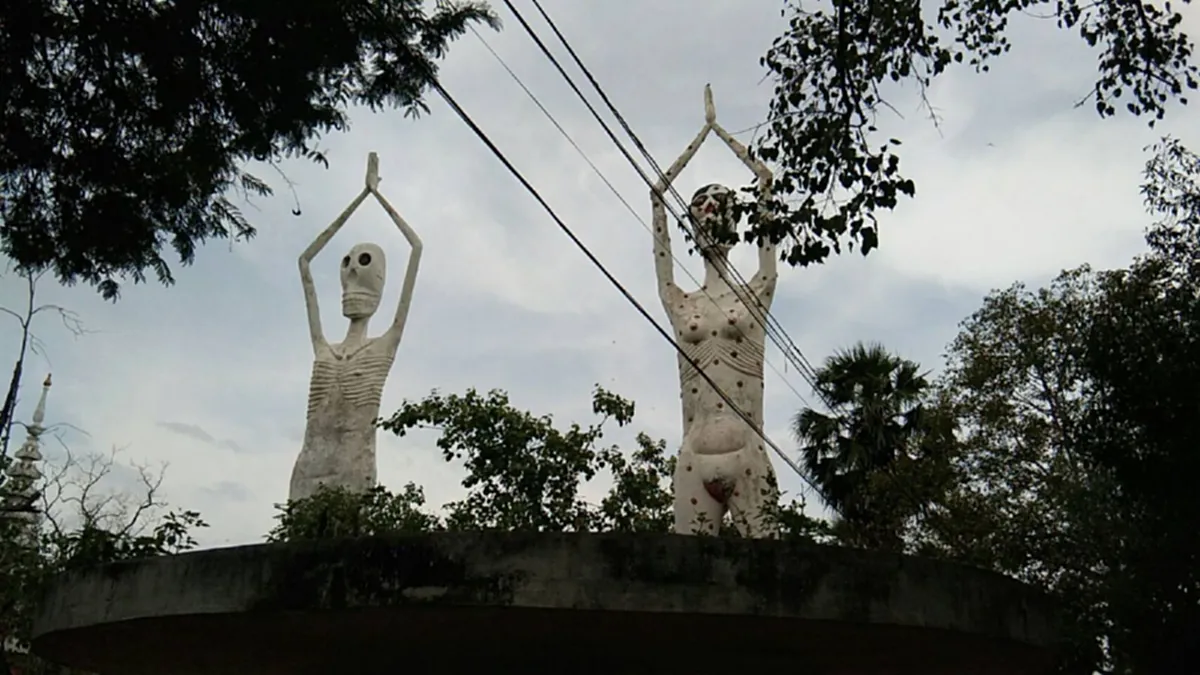 นรก สวรรค์ อยู่ใกล้นิดเดียว!! ชวนเที่ยววัดไผ่โรงวัว หนึ่งเดียวในประเทศไทย ที่จะทำให้ชาวพุทธซาบซึ่งในบาปบุญคุณโทษ #บารมีหลวงพ่อขอม