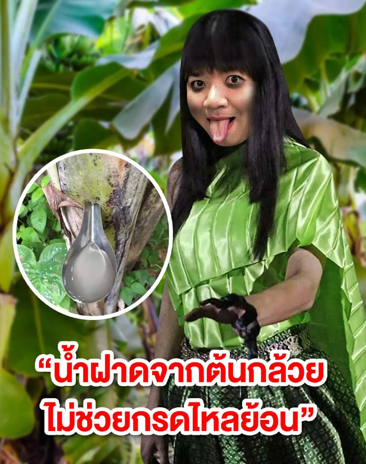 หมอแล็บแพนด้าโพสต์เตือน น้ำฝาดจากต้นกล้วย ไม่ช่วยแก้อาการกรดไหลย้อน