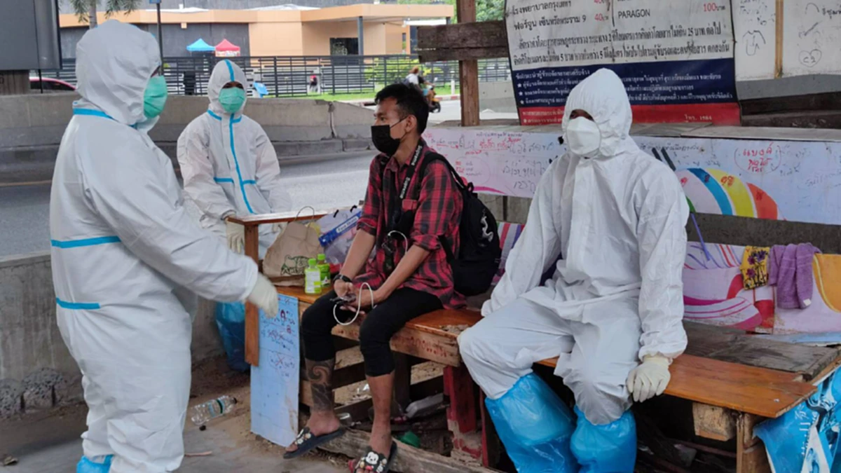 หนุ่มใบ้ ติดโควิดหนีจาก รพ.