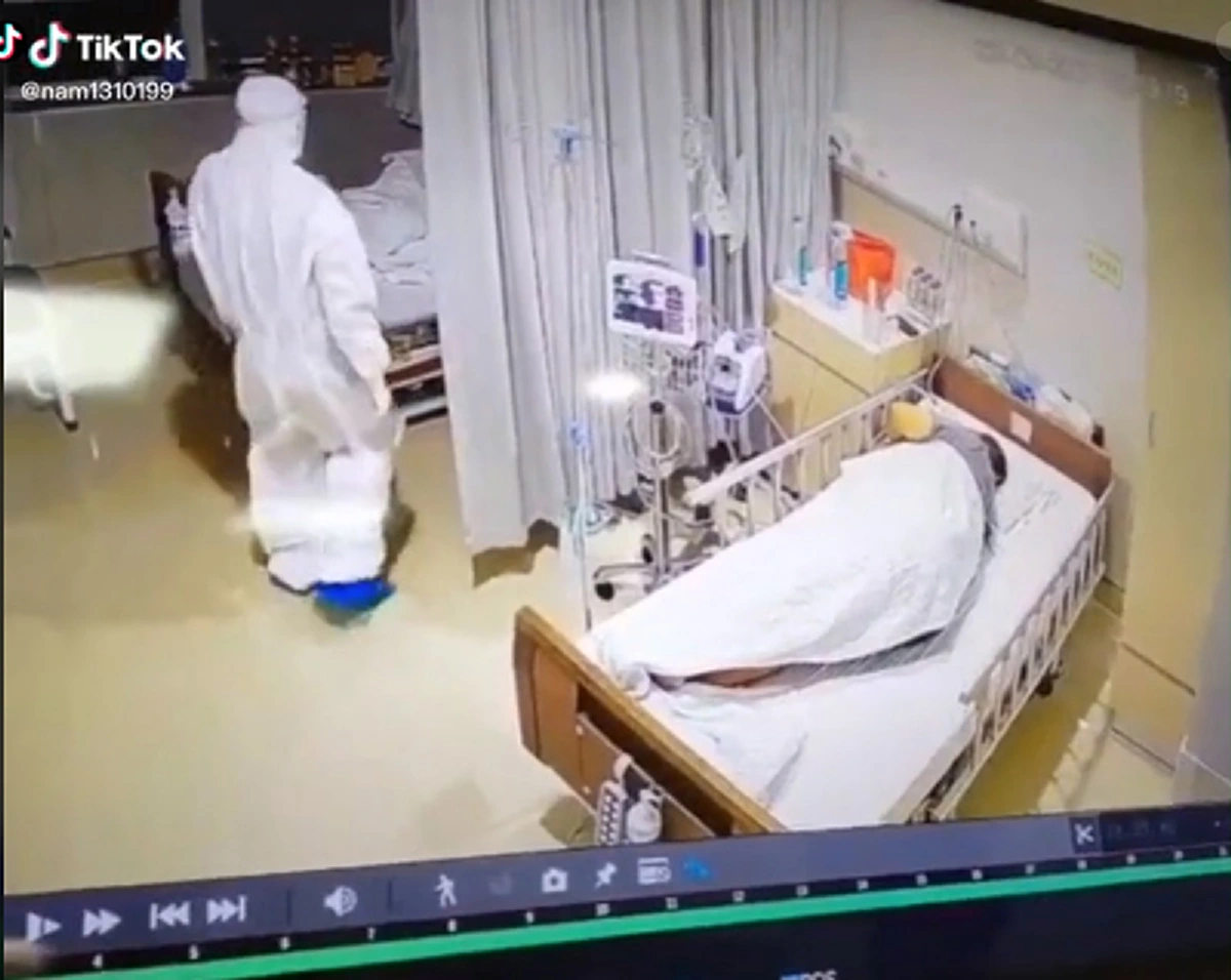 เจ้าหน้าที่ชุด PPE โผล่กลางดึก ตกใจนึกว่าผีหลอก