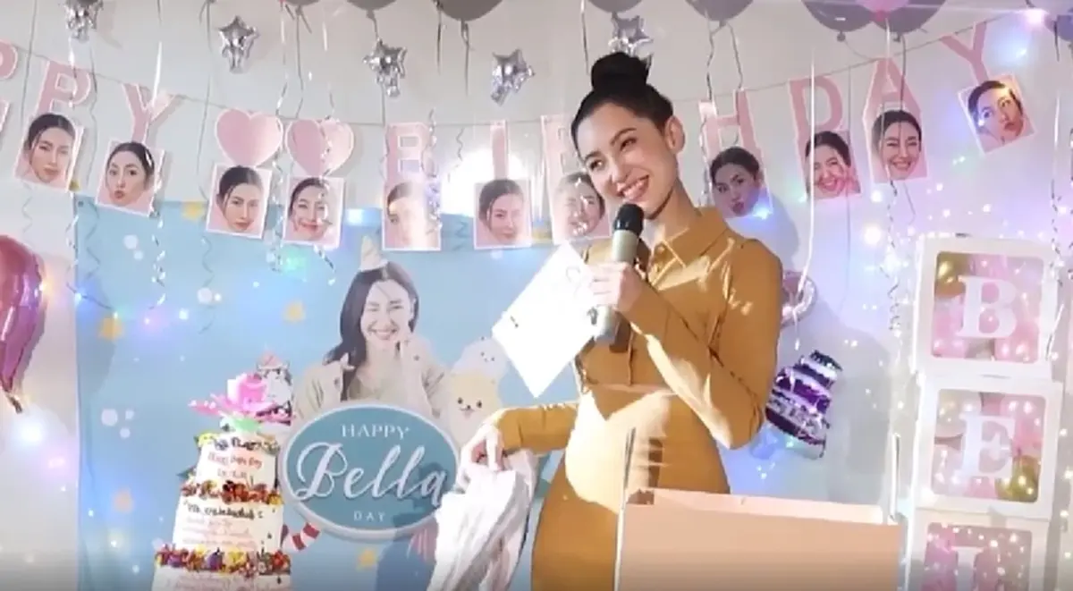 เบลล่า ราณี วันเกิด ของขวัญ แฟนคลับ ให้ของขวัญ ให้รองเท้า เวียร์ ศุกลวัฒน์ 