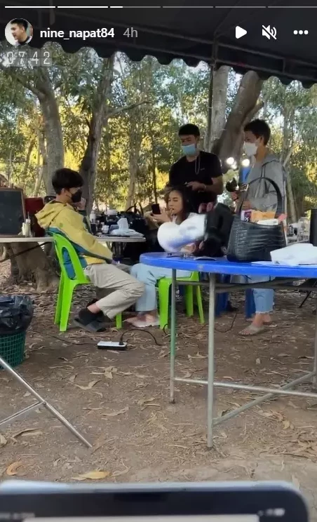 หนุ่มนาย โผล่นั่งคุม แพท ณปภา กลางกองถ่ายในป่า พร้อม โชว์โมเมนต์หวานๆ