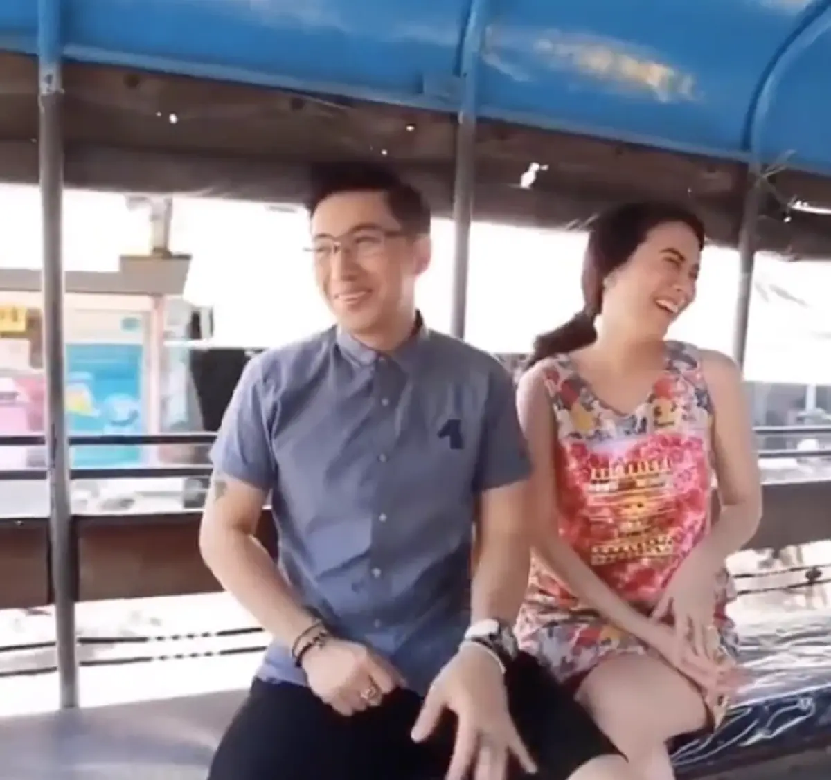 เมย์ ปทิดา กอด หนุ่ม กรรชัย