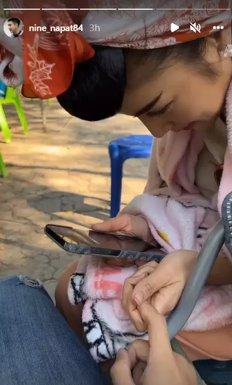 หนุ่มนาย โผล่นั่งคุม แพท ณปภา กลางกองถ่ายในป่า พร้อม โชว์โมเมนต์หวานๆ