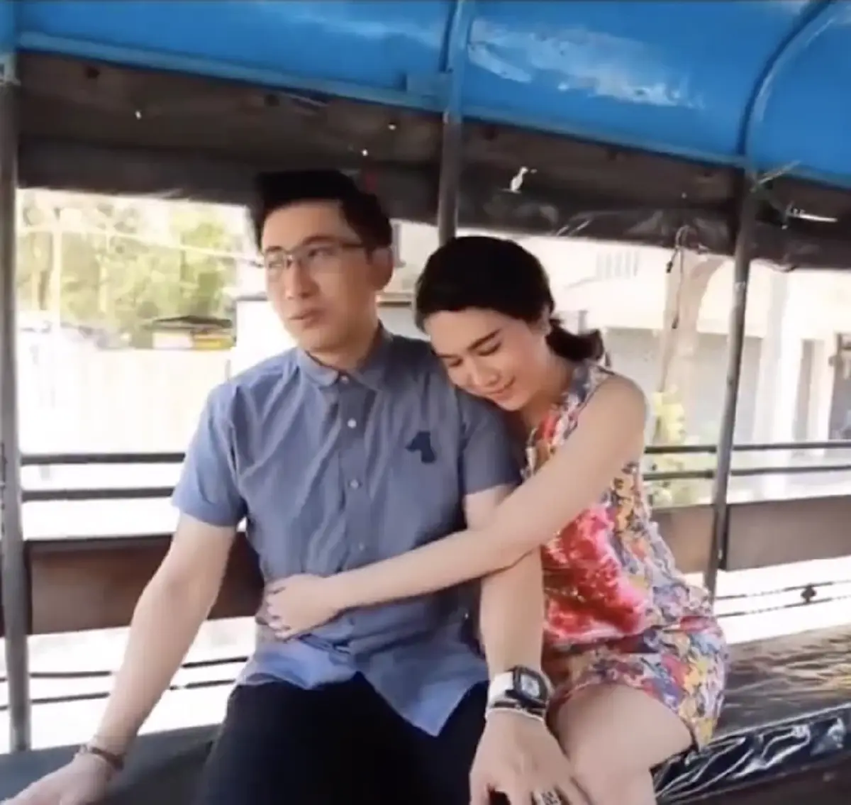 เมย์ ปทิดา กอด หนุ่ม กรรชัย