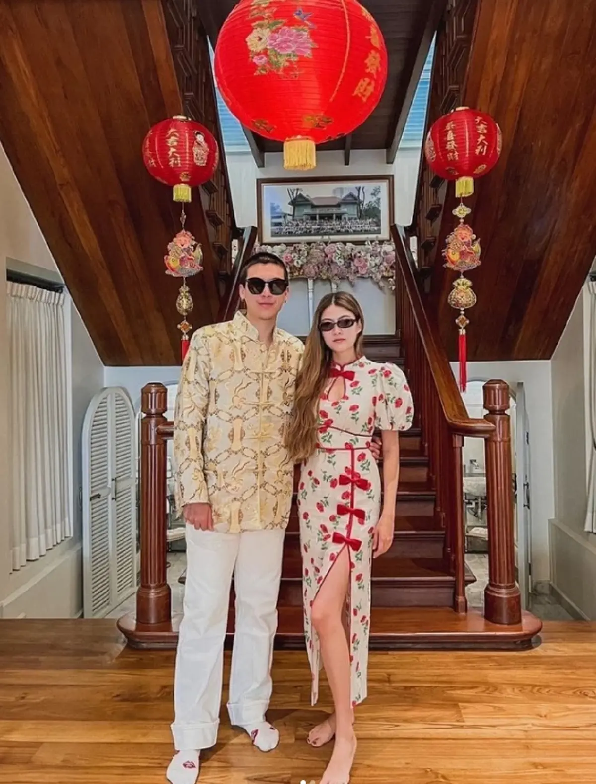 ป๊อก ภัสสรกรณ์ ทายาทเซ็นทรัล ภาพล่าสุด วันตรุษจีน