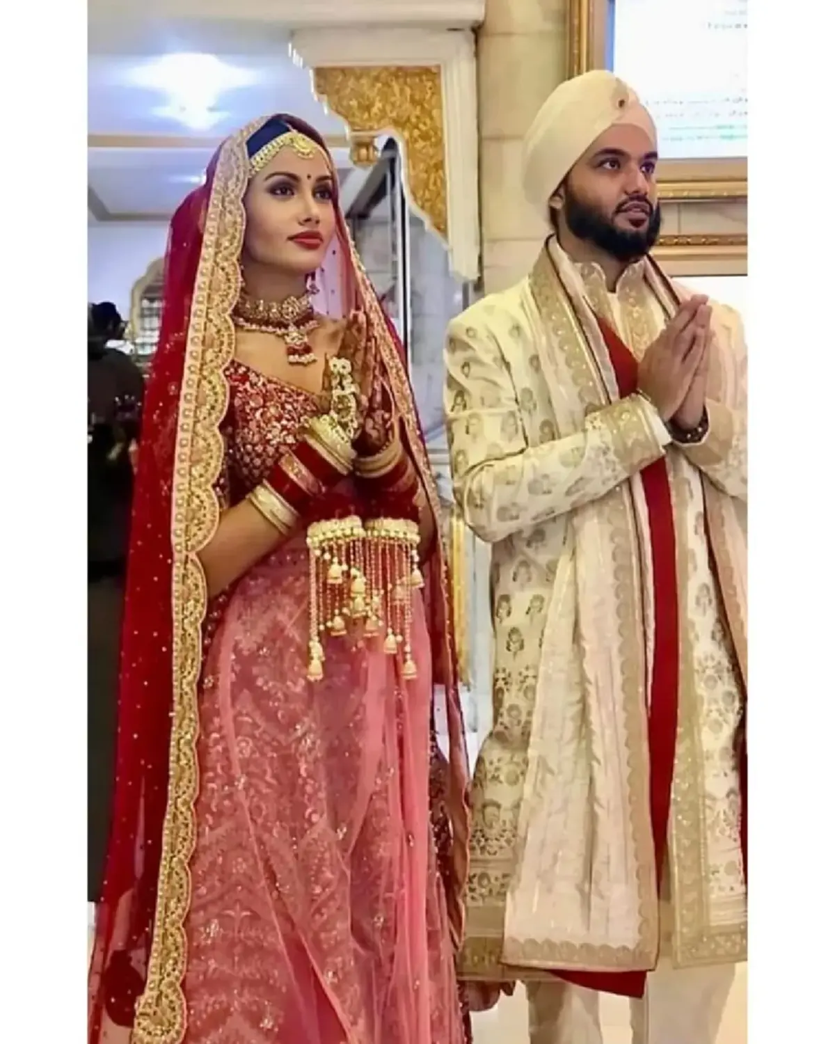 นางงามเวทีดัง ควงแฟนหนุ่มนักธุรกิจร้อยล้าน เข้าประตูวิวาห์สไตล์อินเดีย