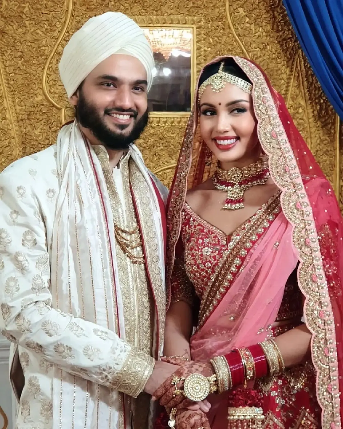 นางงามเวทีดัง ควงแฟนหนุ่มนักธุรกิจร้อยล้าน เข้าประตูวิวาห์สไตล์อินเดีย