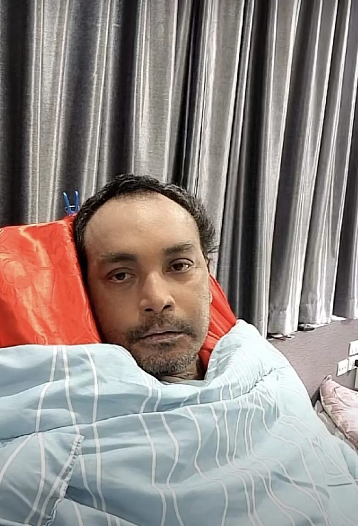 เมฆ วินัย โรคตุ่มน้ำพอง อาการล่าสุด